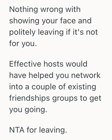 Screenshot 2025 04 21 at 5.03.59 PM Woman Was Invited To A Party Where She Doesnt Know Anyone, So She Decided To Leave After An Hour Because She Was Bored
